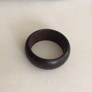 Brown wooden ring
